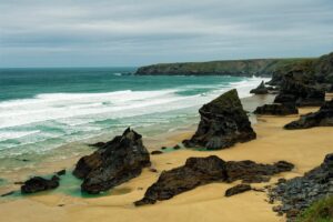 Best UK family staycation Bedruthan Beach